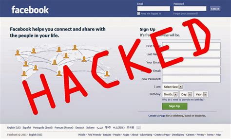 facebook hacked and can't log in